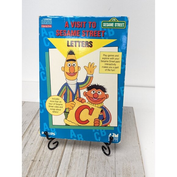 A Visit To Sesame Street - Letters Interactive Compact Disc Phillips CD-i - Picture 1 of 6
